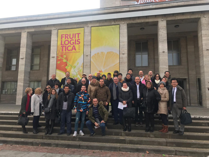 Las empresas y cooperativas hortofrutcolas motrileas muestran su gran potencial en Fruit Logstica de Berln, la mayor feria de Europa del sector